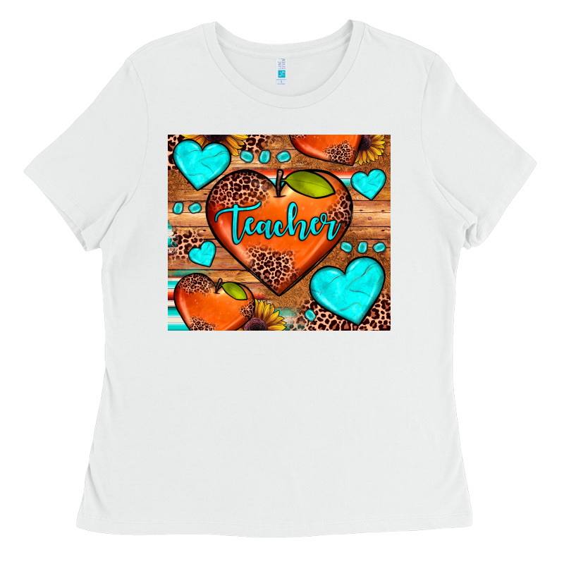 Teacher Hearts Ladies Tee by JahusDesignShop | Teevron