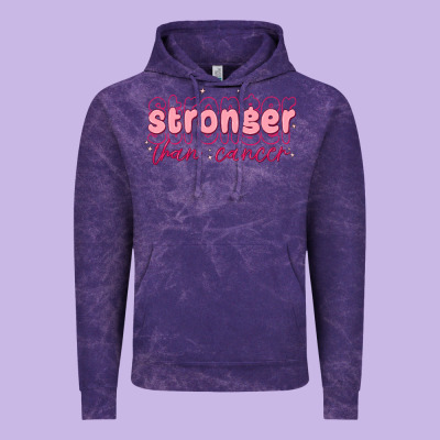 Stronger Than Cancer Vintage Hoodie Designed By Maliassmallbusiness