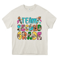 Cream team second grade Heavy Core Tee - JahusDesignShop