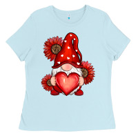 Baby Blue valentines day red Ladies Tee - RanaPortraitStore