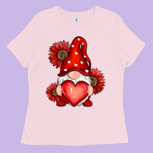 Valentines Day Red Ladies Tee Designed By Ranaportraitstore