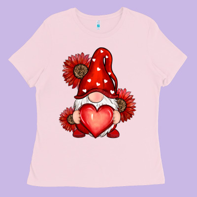 Valentines Day Red Ladies Tee Designed By Ranaportraitstore
