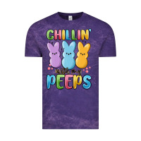 Cloud Purple chillin' with my peeps Vintage Tee - MaliasSmallBusiness