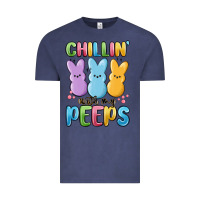 Vintage Denim chillin' with my peeps Vintage Tee - MaliasSmallBusiness