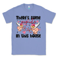 Colony Blue there's some cupid's in this house Classic Tee - MaliasSmallBusiness