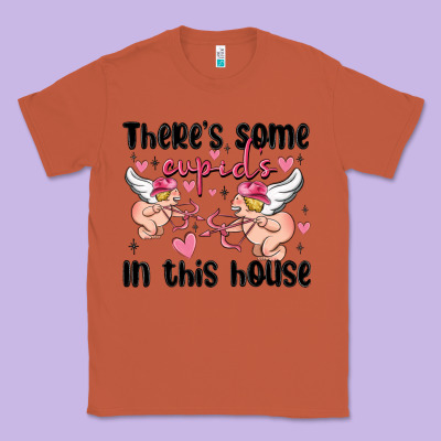 There's Some Cupid's In This House Classic Tee Designed By Maliassmallbusiness