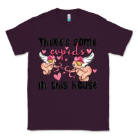 Plum there's some cupid's in this house Classic Tee - MaliasSmallBusiness