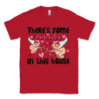 Red there's some cupid's in this house Classic Tee - MaliasSmallBusiness