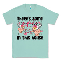 Seafoam there's some cupid's in this house Classic Tee - MaliasSmallBusiness