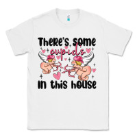 White there's some cupid's in this house Classic Tee - MaliasSmallBusiness