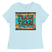 Baby Blue teach them to be kind Ladies Tee - JahusDesignShop