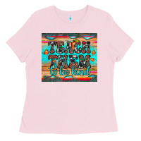 Bubblegum Pink teach them to be kind Ladies Tee - JahusDesignShop