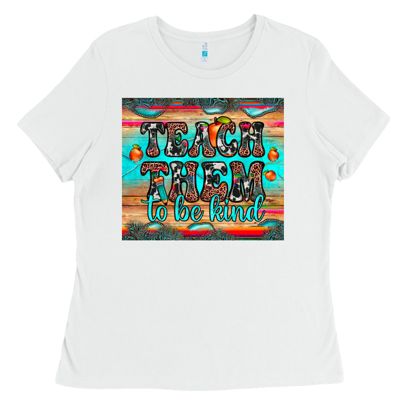 Teach Them To Be Kind Ladies Tee by JahusDesignShop | Teevron