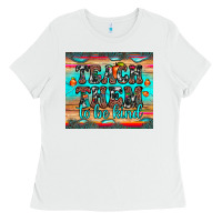 White teach them to be kind Ladies Tee - JahusDesignShop