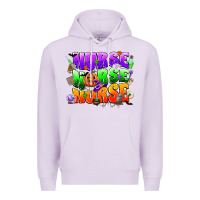 Lilac nurse nurse nurse halloween Premium Hoodie - CowGirlArtShop