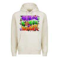 Oatmeal Heather nurse nurse nurse halloween Premium Hoodie - CowGirlArtShop