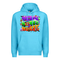Ocean Blue nurse nurse nurse halloween Premium Hoodie - CowGirlArtShop