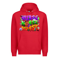 Red nurse nurse nurse halloween Premium Hoodie - CowGirlArtShop