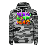 Slate Camo nurse nurse nurse halloween Premium Hoodie - CowGirlArtShop