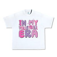 White in my volleyball era Urban Heavy Tee - MaliasSmallBusiness