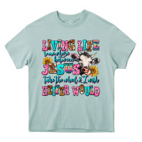 Arona living life somewhere between jesus take the wheel Heavy Core Tee - AdoDesignShop