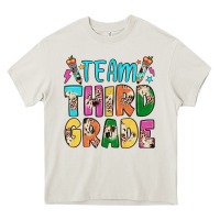 Cream team third grade Heavy Core Tee - JahusDesignShop