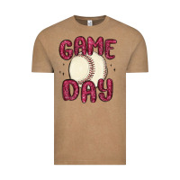 Vintage Coffee game day baseball Vintage Tee - MaliasSmallBusiness