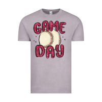 Vintage Zinc game day baseball Vintage Tee - MaliasSmallBusiness
