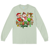 Matcha christmas pharmacy squad Long Sleeve Tee - MaliasSmallBusiness