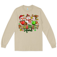 Mushroom christmas pharmacy squad Long Sleeve Tee - MaliasSmallBusiness