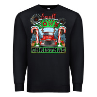 Black small town christmas Premium Sweatshirt - CowGirlArtShop