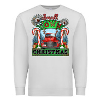 Dove Grey small town christmas Premium Sweatshirt - CowGirlArtShop