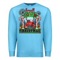 Ocean Blue small town christmas Premium Sweatshirt - CowGirlArtShop