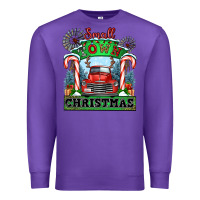 Purple small town christmas Premium Sweatshirt - CowGirlArtShop