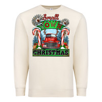 Sandshell small town christmas Premium Sweatshirt - CowGirlArtShop