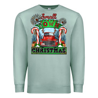 Seafoam small town christmas Premium Sweatshirt - CowGirlArtShop