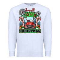 White small town christmas Premium Sweatshirt - CowGirlArtShop