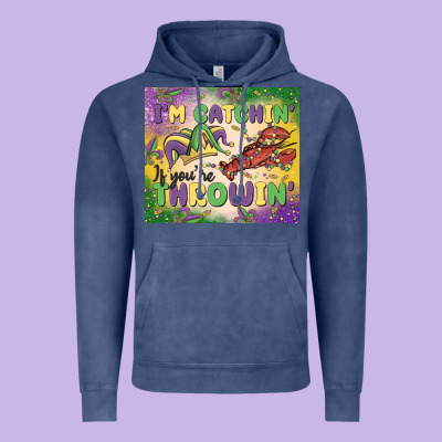 I'm Catchin' If You're Throwin Vintage Hoodie Designed By Maliassmallbusiness