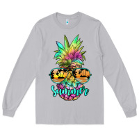 Moon Dust tie dye pineapple, summer Long Sleeve Tee - JahusDesignShop