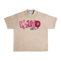 French Oak valentine's day loved john 3 16 Urban Heavy Tee - MaliasSmallBusiness