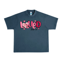 Midnight Navy valentine's day loved john 3 16 Urban Heavy Tee - MaliasSmallBusiness