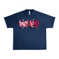 Navy valentine's day loved john 3 16 Urban Heavy Tee - MaliasSmallBusiness