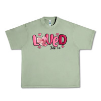 Oil Green valentine's day loved john 3 16 Urban Heavy Tee - MaliasSmallBusiness