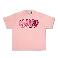 Salmon valentine's day loved john 3 16 Urban Heavy Tee - MaliasSmallBusiness