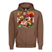 Chestnut mexican  seamless pattern Zipper Hoodie - texasbilliewilder