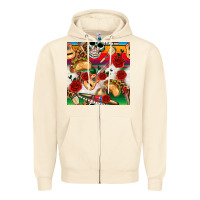 Sandshell mexican  seamless pattern Zipper Hoodie - texasbilliewilder