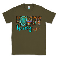 Army Green western howdy honey arrow gemstone Classic Tee - NancyCooperArtShop