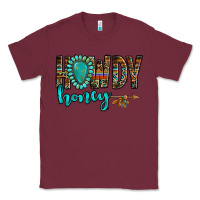 Burgundy western howdy honey arrow gemstone Classic Tee - NancyCooperArtShop