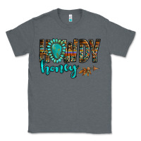 Charcoal Heather western howdy honey arrow gemstone Classic Tee - NancyCooperArtShop