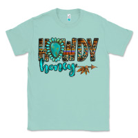 Seafoam western howdy honey arrow gemstone Classic Tee - NancyCooperArtShop